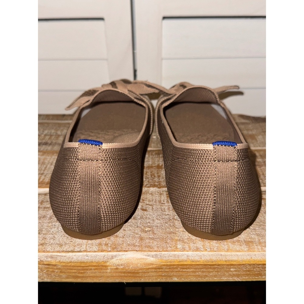 Womens Loafers Pointed Toe Knit Slip On Shoes Bow Accent Casual Comfort Size 7.5 - Picture 11 of 13